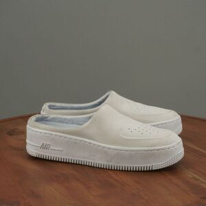 Nike Womens Air Force 1 One Lover XX The Reimagine Mules Shoes White Leather 7